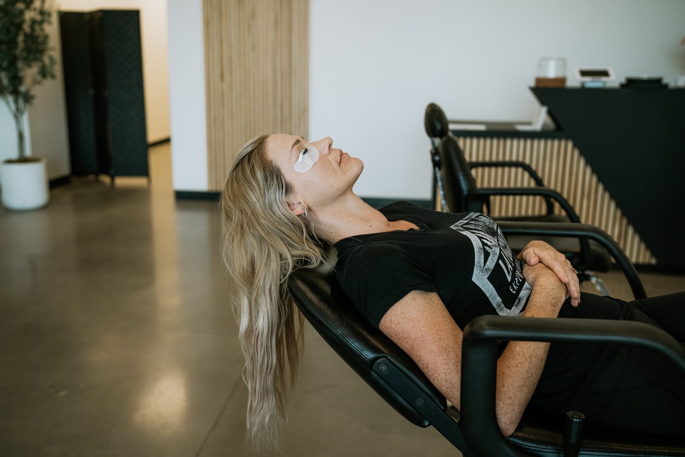Client in Chair